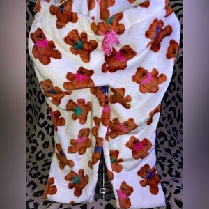 Plush pajama pants